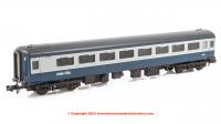 374-735B Graham Farish BR Mk2F TSO Tourist Second Open Coach number M6181 in BR Blue & Grey livery
